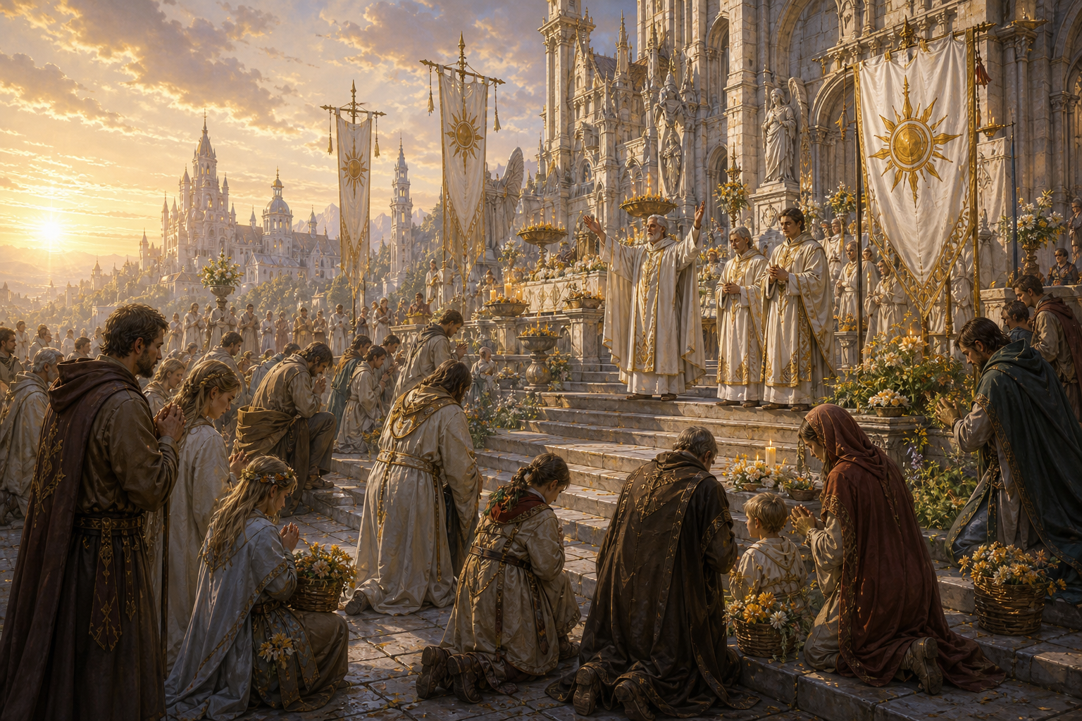 Faylenian worship and magick centered on dawn prayers and sun rituals.