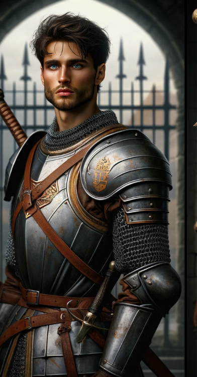 A young Klydorian knight of the Order of the Sword.