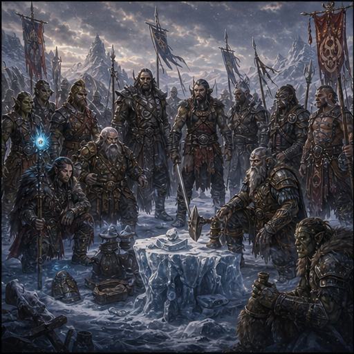 Northern Hordelands organisations illustration.