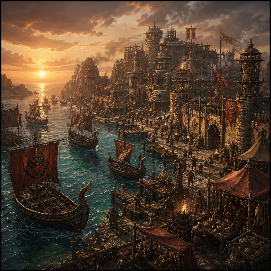 Port Kheldar in Southern Hordelands.