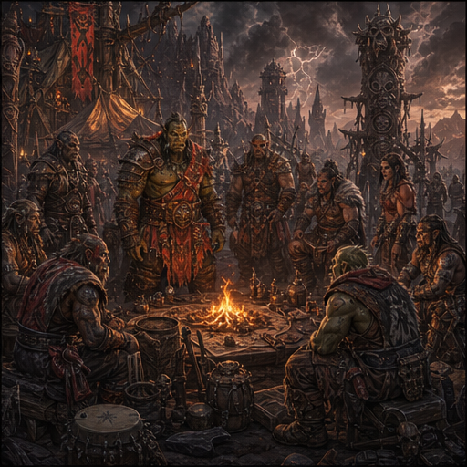 Southern Hordelands lore points illustration.