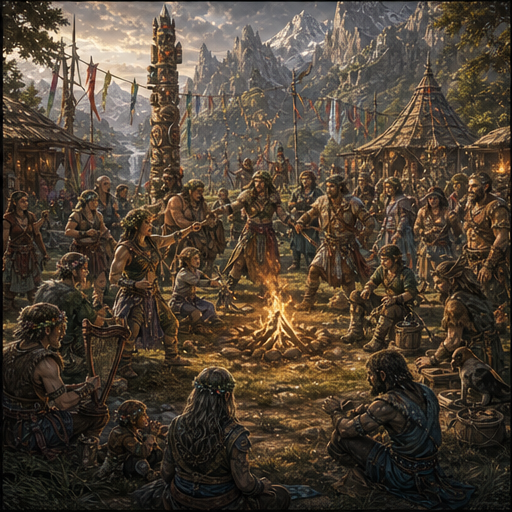 The High Peaks regional life illustration.