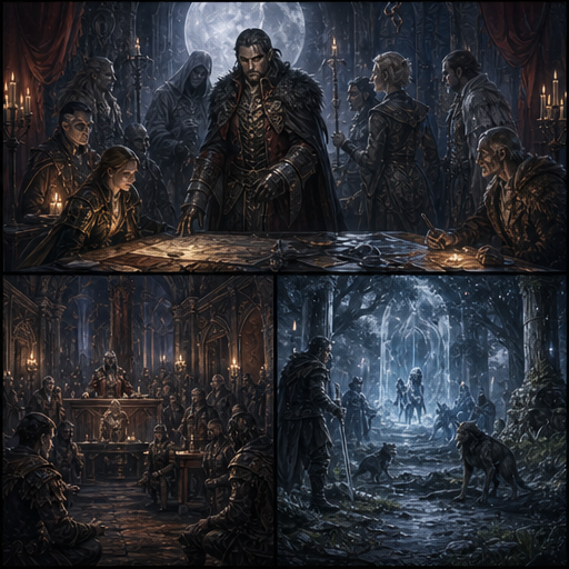 Wolfenhain lore points illustration.